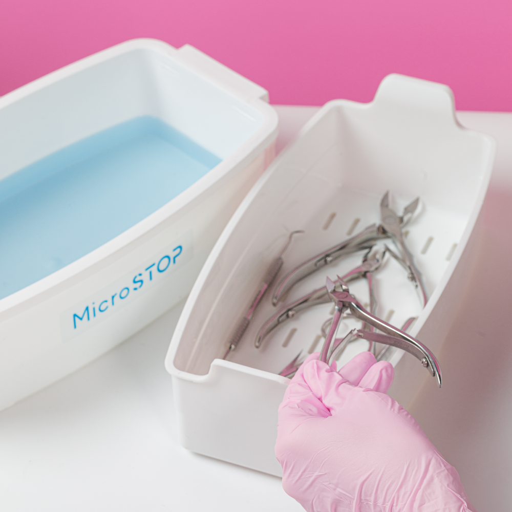Disinfection container microstop 3l. (blue)