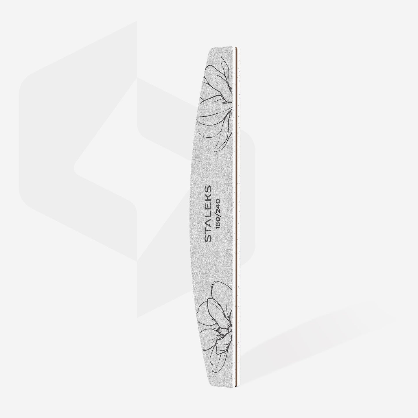 STALEKS EXPERT 40 Crescent mineral nail file, 180/240 grit, 1pcs