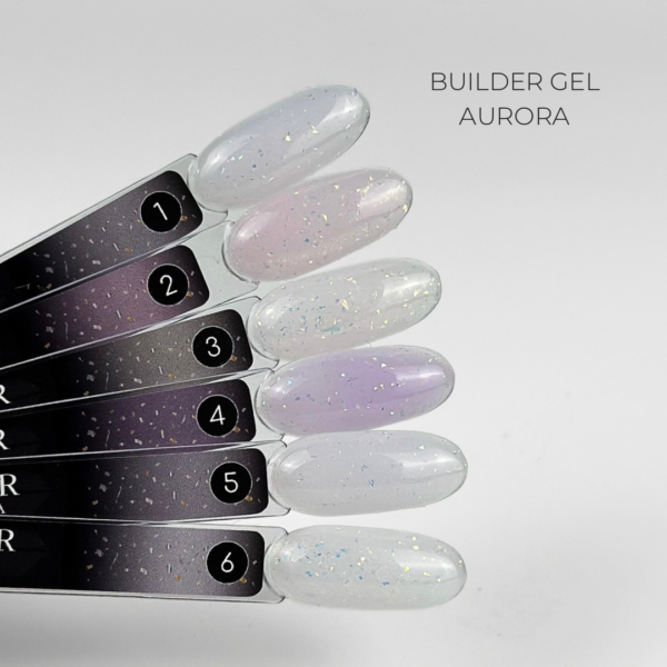 Builder Gel Aurora №1 Crystal Professional, 30ml