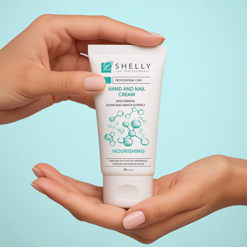 HANDS AND NAILS CREAM With keratin, silver and arnica extract 45 ml