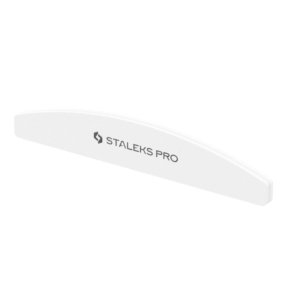 Staleks Pro EXPERT 41 Manicure buffers 100/180 grit, half-moon shape, 10 pcs (disposable)