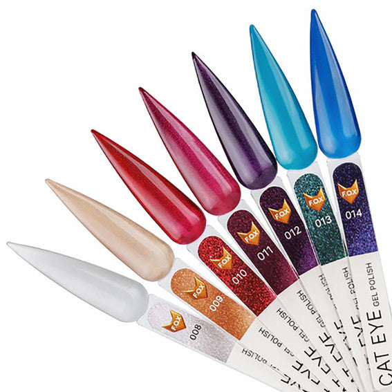Gel polish FOX Cat Eye 014 blue 7 ml