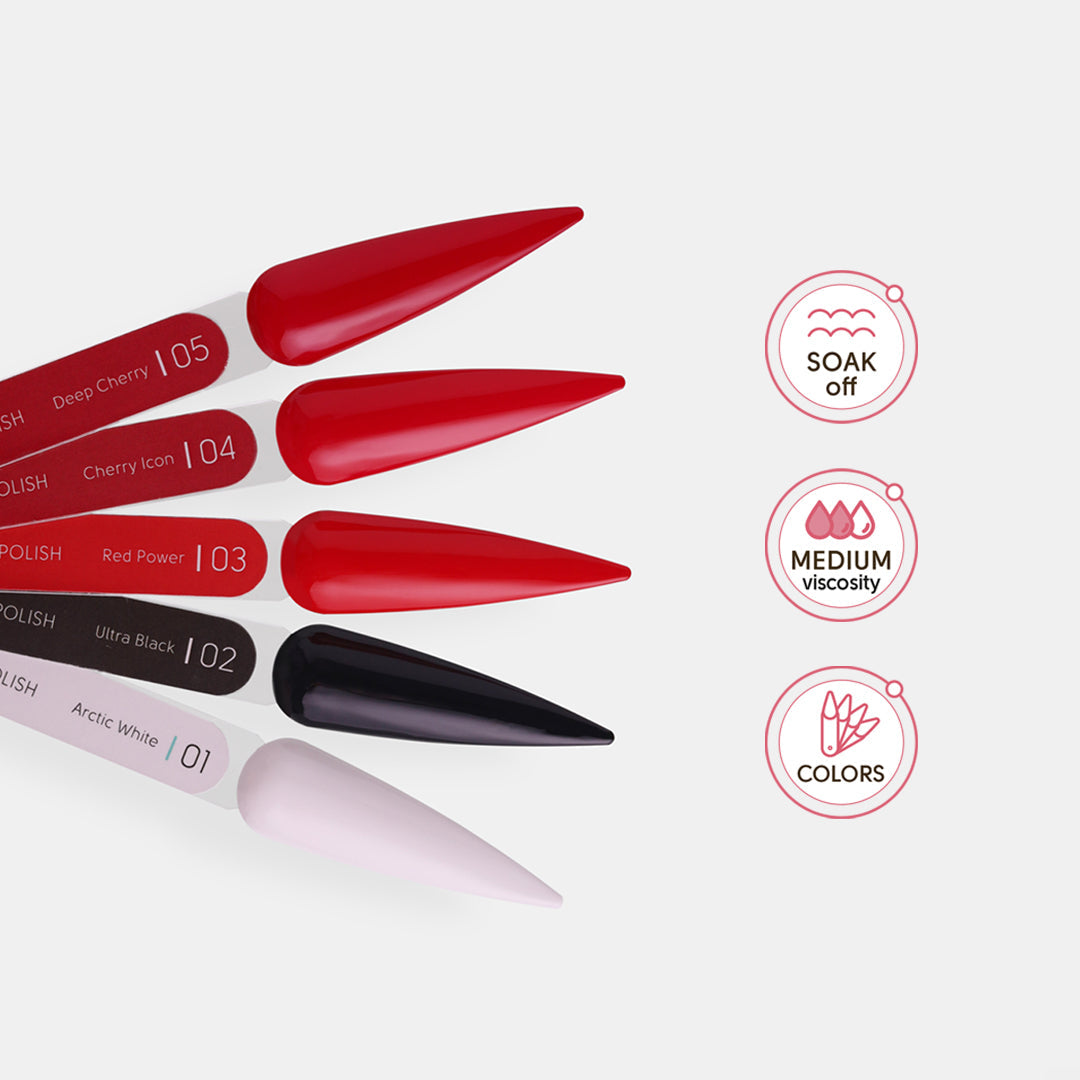 Shelly Gel polish 04 Cherry Icon, 12ml