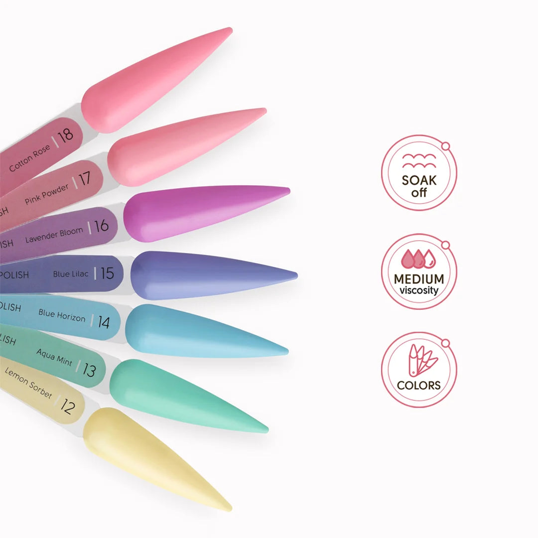 SHELLY. Gel Polish #16, Lavender Bloom, 12 ml