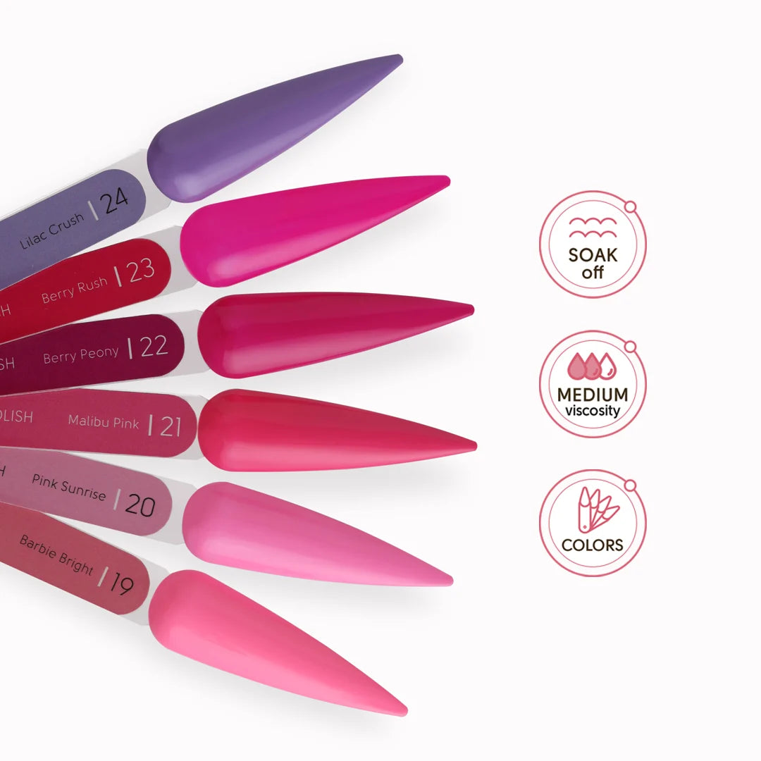 SHELLY. Gel Polish #23, Berry Rush, 12 ml