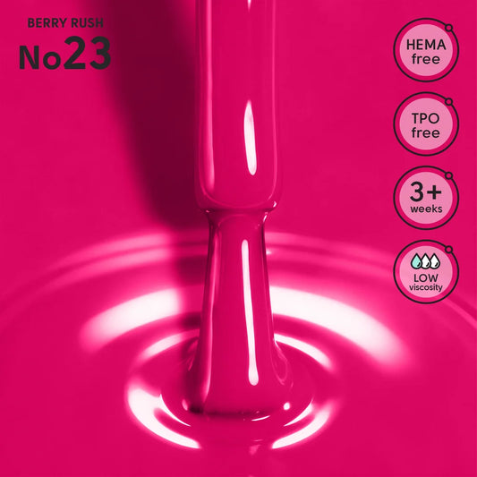 SHELLY. Gel Polish #23, Berry Rush, 12 ml