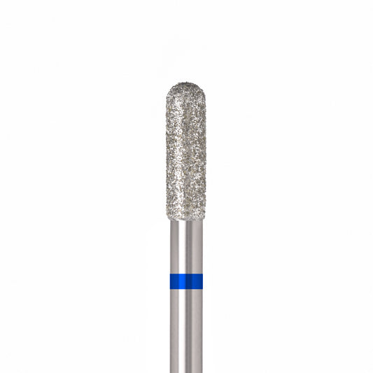 ÜLKA Diamond nail drill bit rounded cylinder blue head diameter 3 mm / working part 10 mm