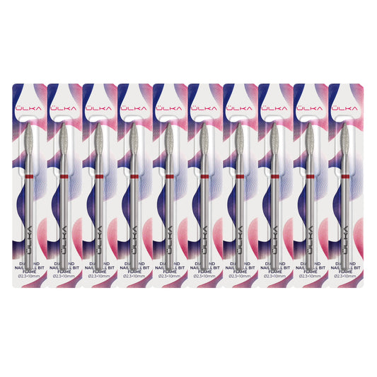 ÜLKA Drill Bit Diamond Flame Red Ø2,3 /10 mm
