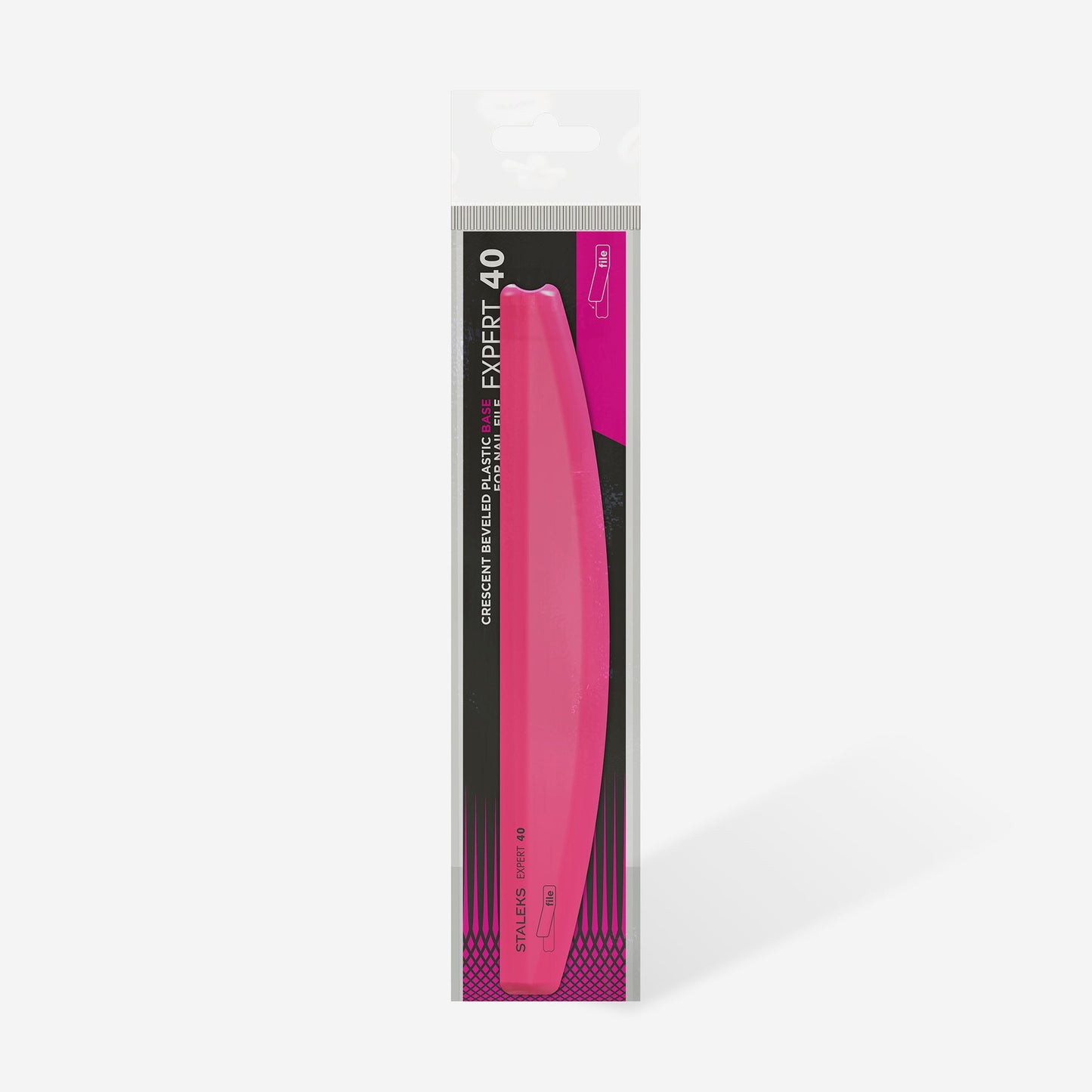 STALEKS EXPERT 40 Crescent beveled plastic base for nail file