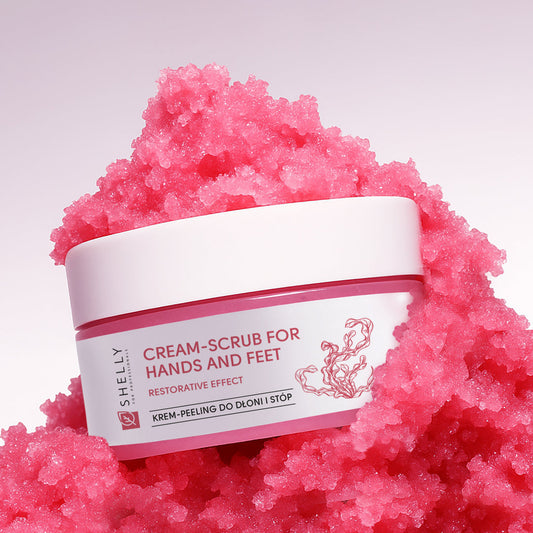 CREAM-SCRUB For hands and feet with urea, algae extract and argan oil 350 g