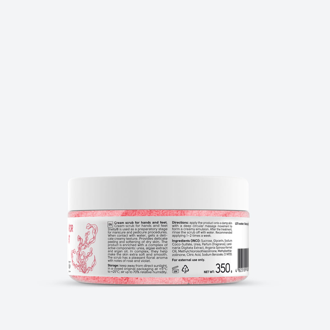 CREAM-SCRUB For hands and feet with urea, algae extract and argan oil 350 g