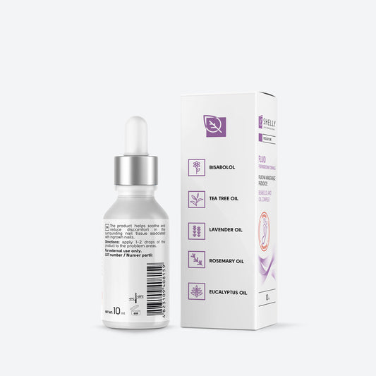 FLUID FOR THE PROBLEM OF AN INGROWN NAIL Gentle relief for ingrown nails and irritated skin 10 ml