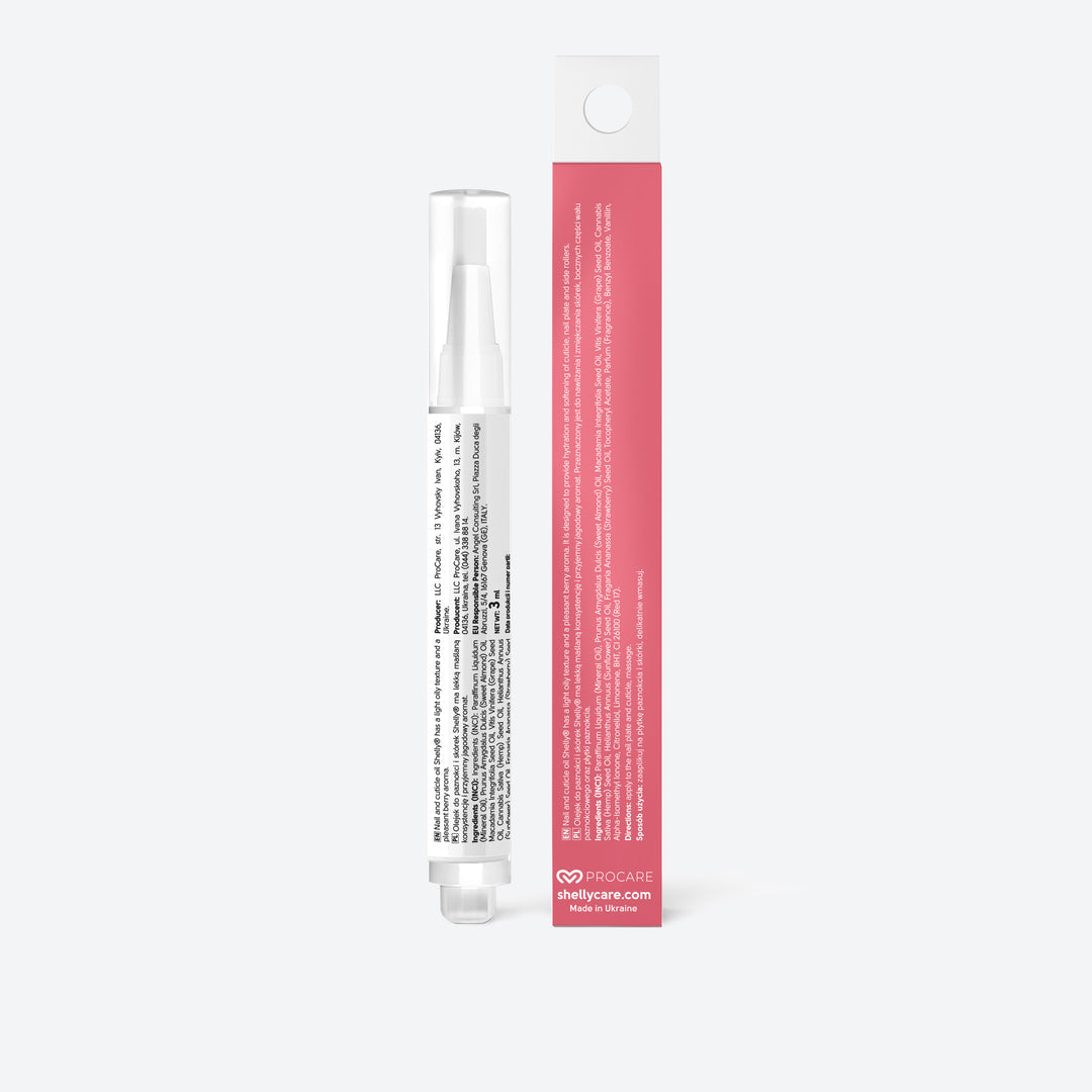 NAIL AND CUTICLE OIL With strawberry extract and vitamin E 3 ml