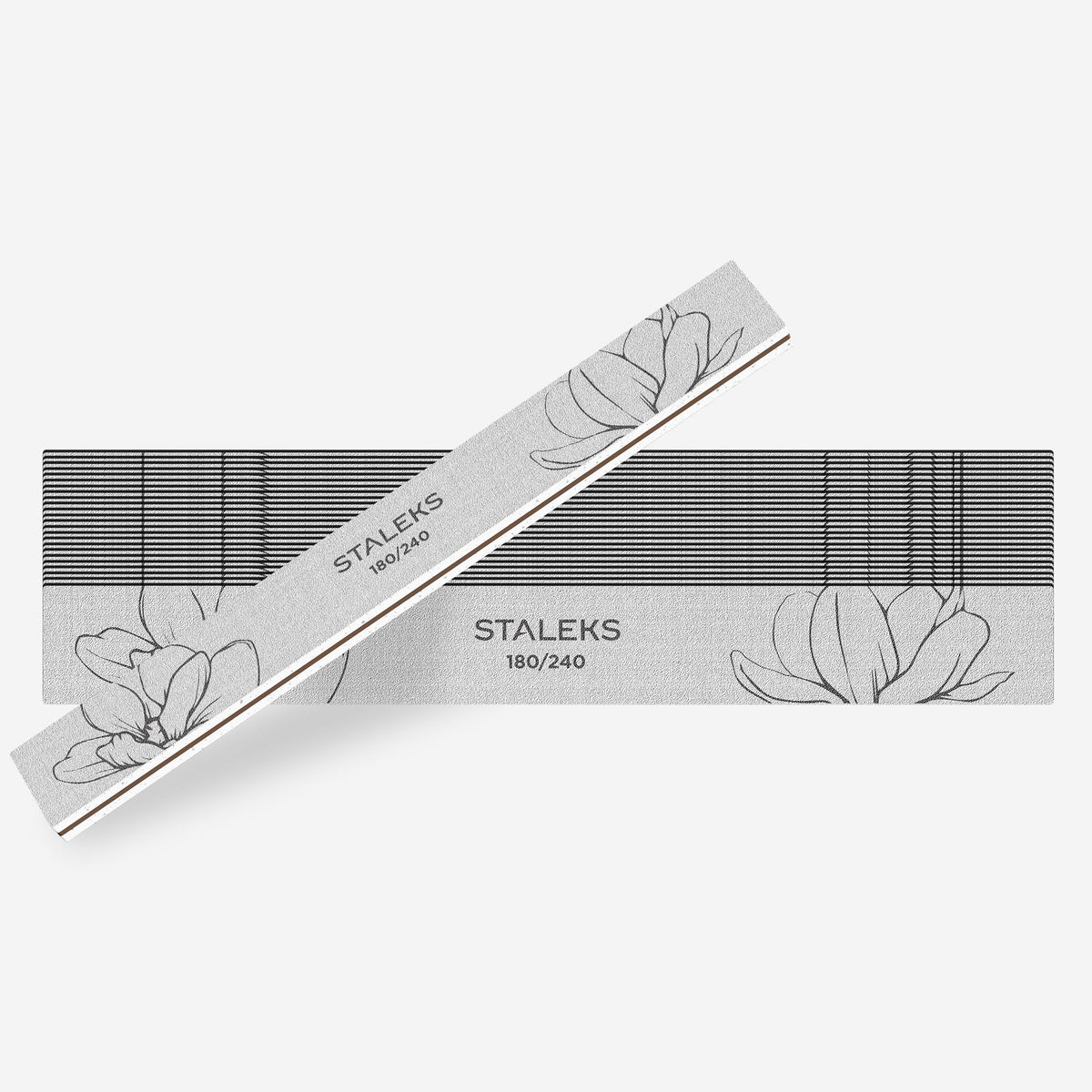 STALEKS EXPERT 20 180/240 grit Straight mineral nail file, (25 pc)