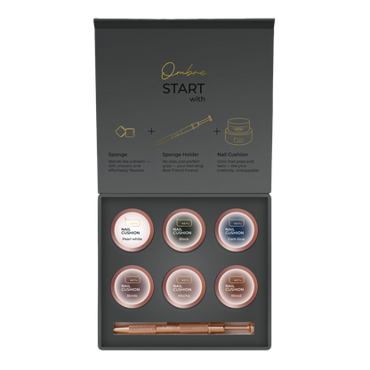 HEYLOVE, Nail cushion set «Graphite», 6 pcs