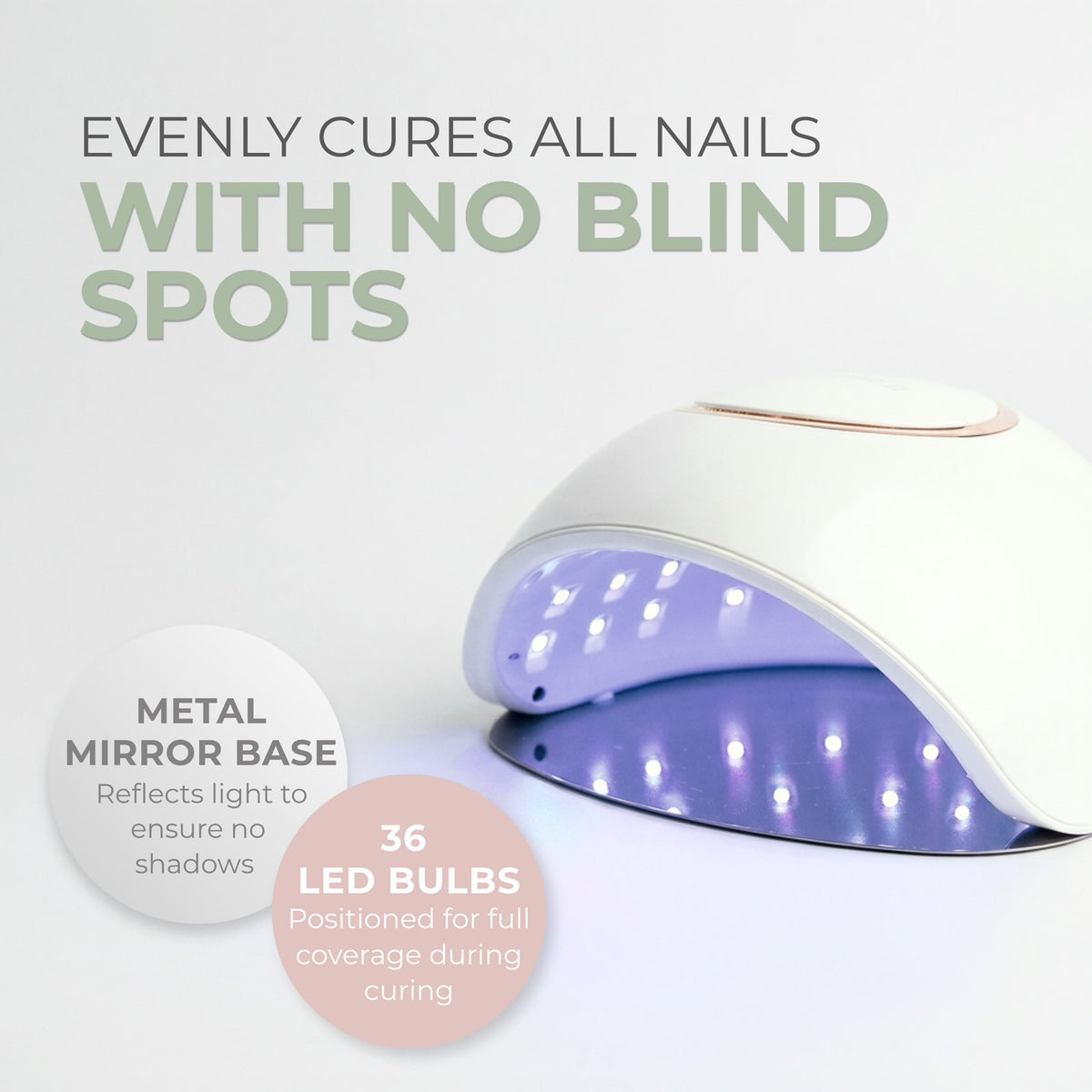 Nail Lamp Bellu Glow UV/LED Gold