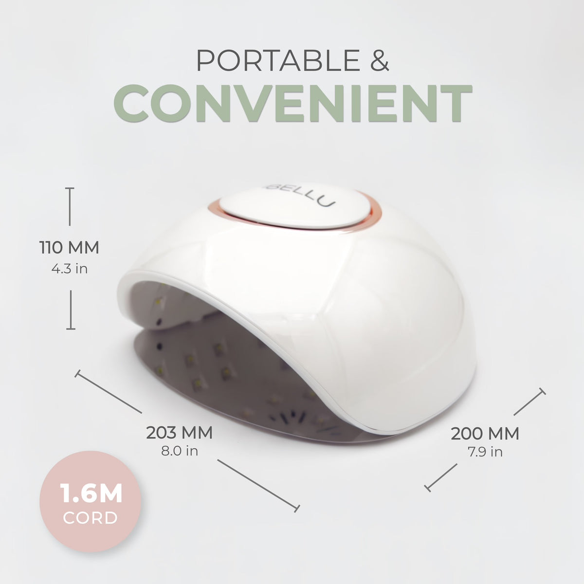 Nail Lamp Bellu Glow UV/LED Gold