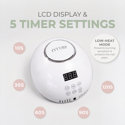 Nail Lamp Bellu Glow UV/LED Silver