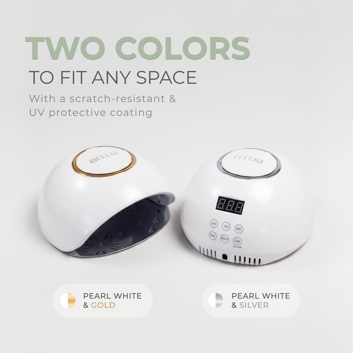 Nail Lamp Bellu Glow UV/LED Silver