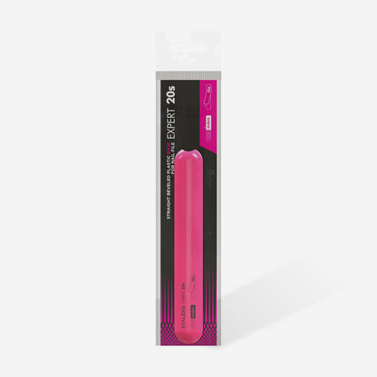 STALEKS EXPERT 20s Straight beveled plastic base for nail file (130 mm)