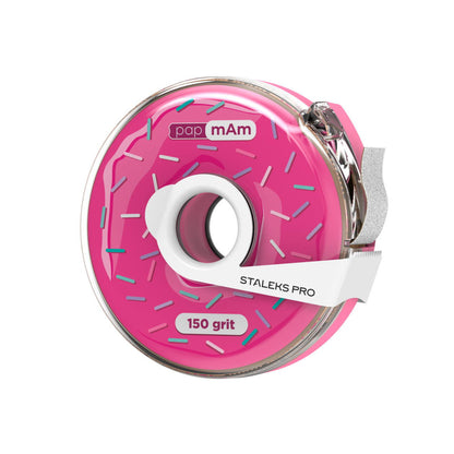 STALEKS PRO EXPERT White papmAm Replaceable File Tape with Clip 150 Grit