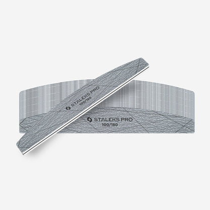 STALEKS SMART 40 Crescent mineral nail file, 100/180 grit (25 pc)
