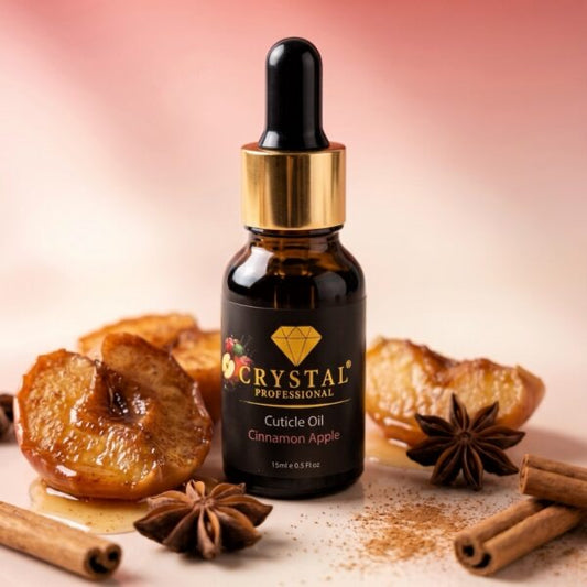 Dry Cuticle Oil Crystal Professional – Cinnamon Apple, 15ml