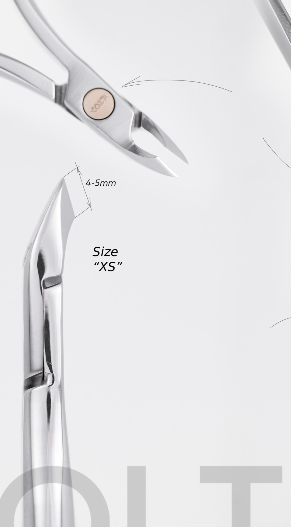 Olton XS cuticle nippers