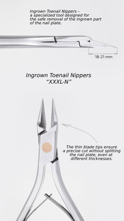 OLTON professional nippers XXXL-N for ingrown toenails