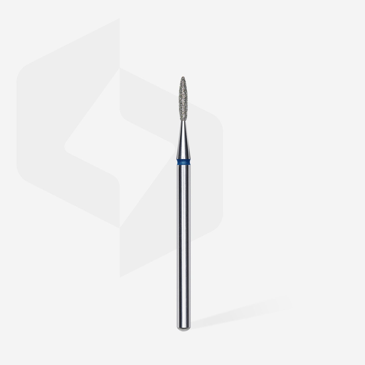 STALEKS EXPERT Diamond nail drill bit flame blue, head diameter 1,6 mm, working part 8 mm
