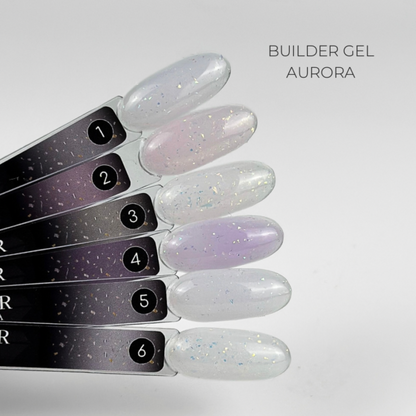 Builder Gel Aurora №1 Crystal Professional, 30ml