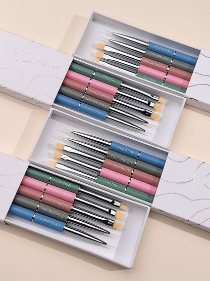 HEYLOVE Nail brushes set (5 pcs)