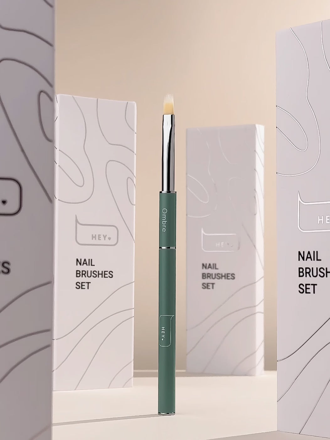 HEYLOVE Nail brushes set (5 pcs)