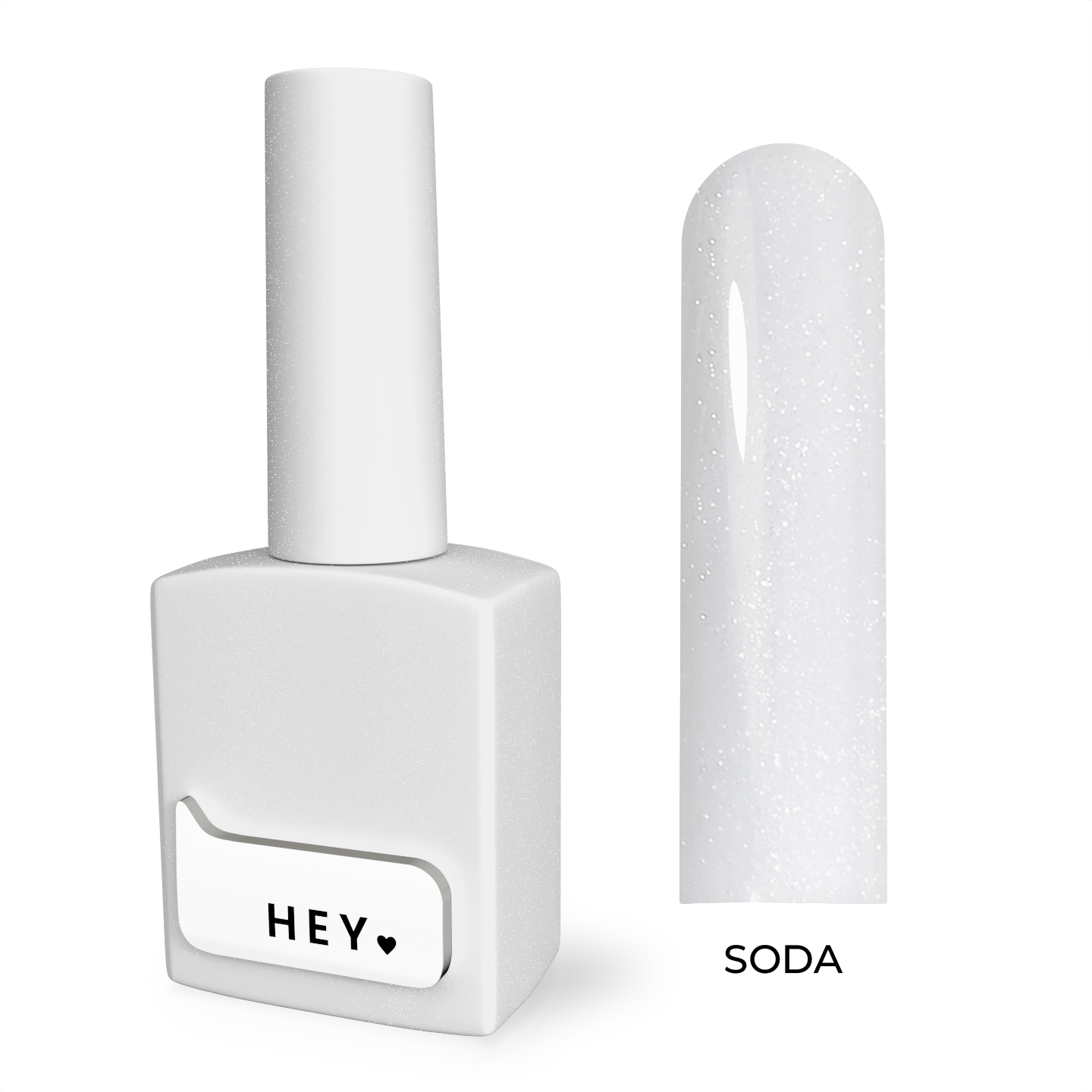 HEYLOVE Tint base, SODA, 15 ml, tinted base with shimmer