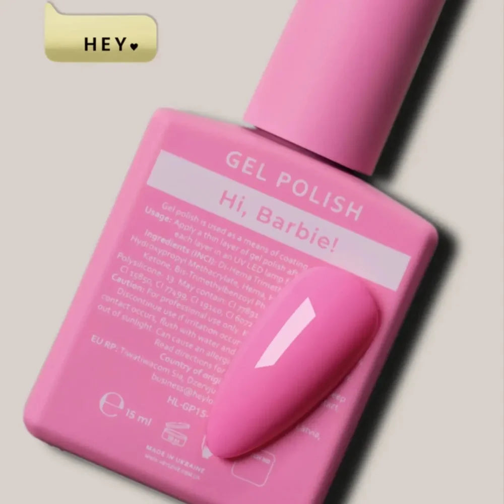 HEYLOVE Gel Polish Hi Barbie!, 15 ml
