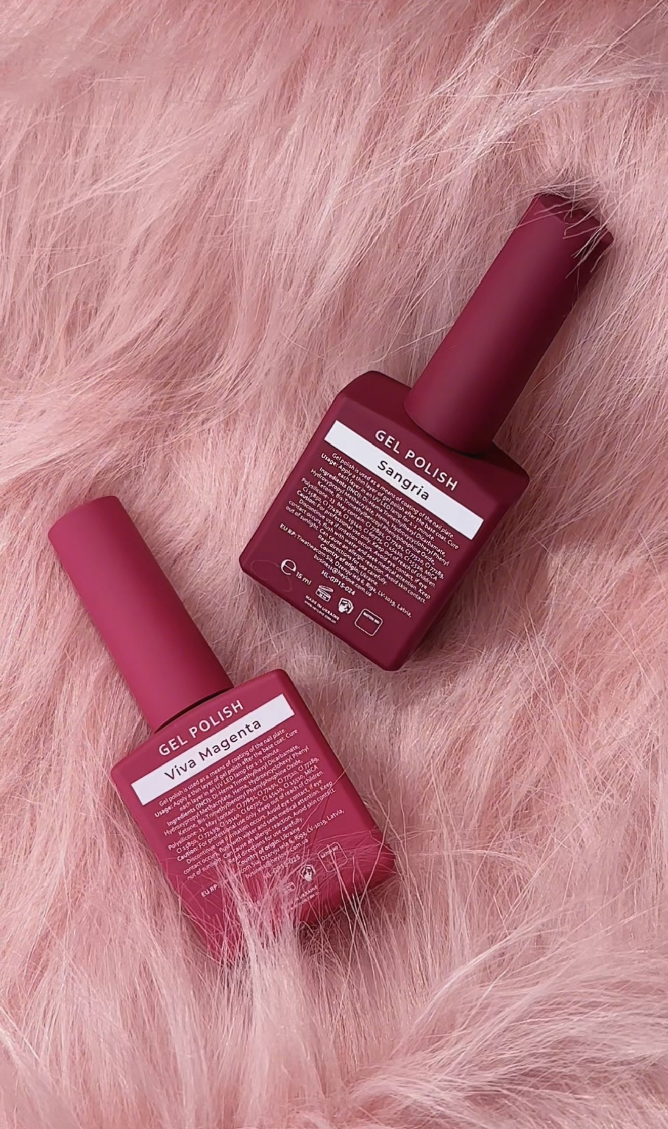 HEYLOVE Gel Polish Viva Magenta, 15 ml