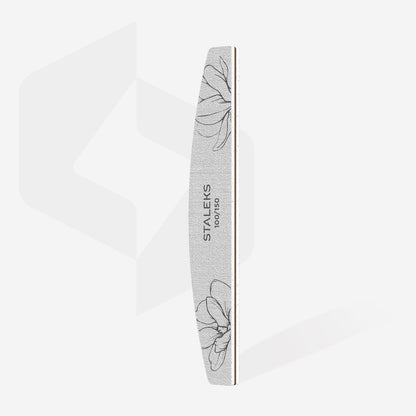 STALEKS EXPERT 40 Crescent mineral nail file, 100/150 grit (1 pc)