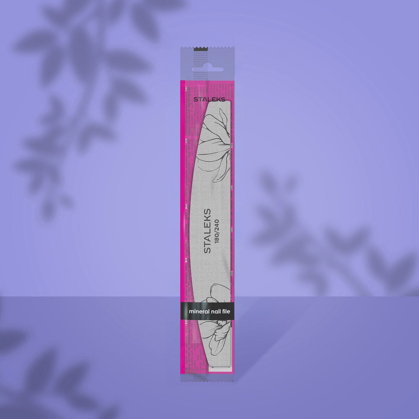 STALEKS EXPERT 40 Crescent mineral nail file, 180/240 grit (1 pc)