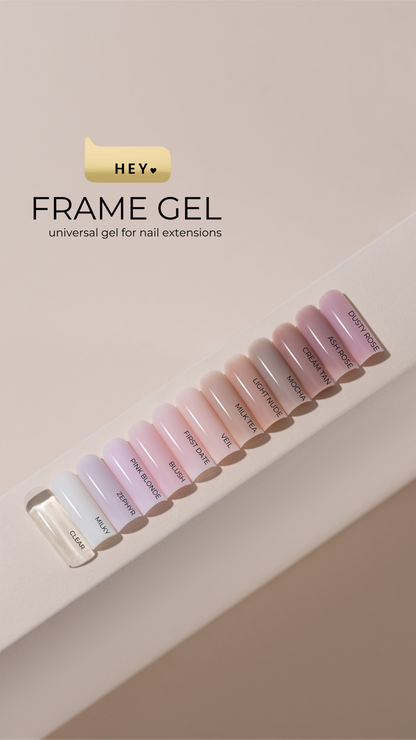 HEYLOVE Frame Gel «Milk tea» with pump, 30 ml