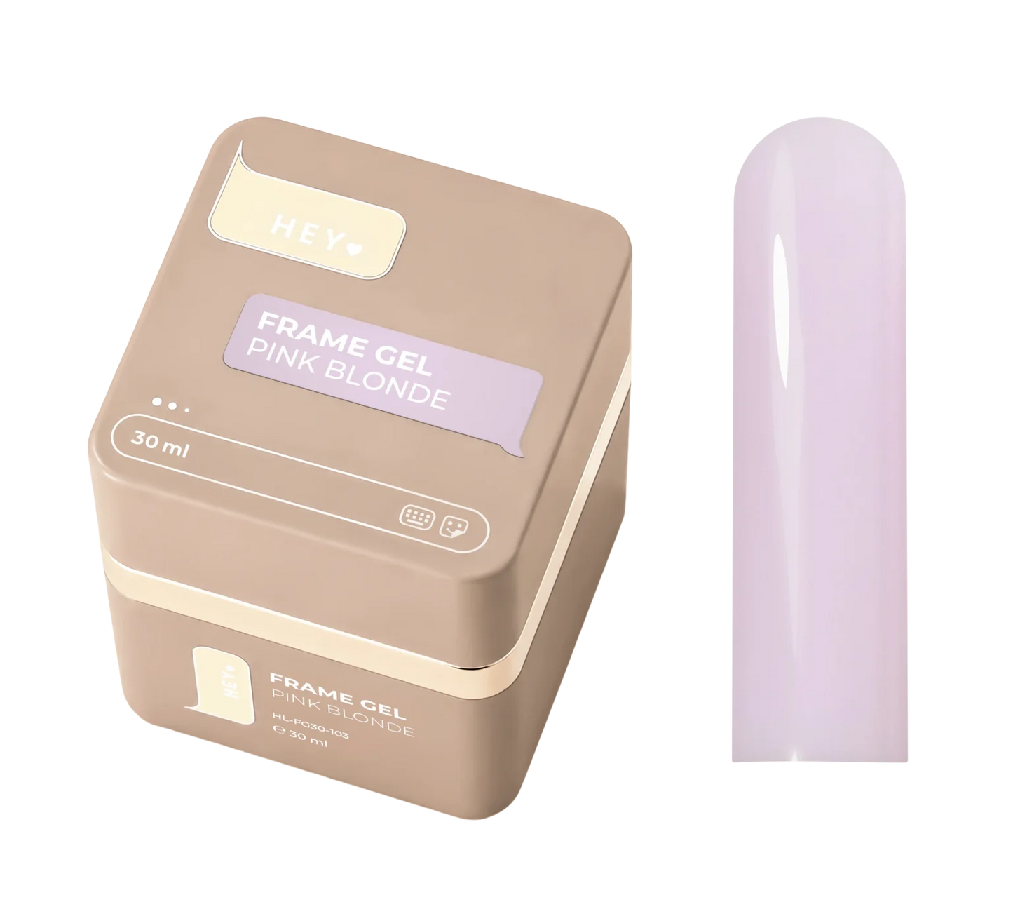 HEYLOVE Frame Gel «Pink Blonde» with pump, 30 ml