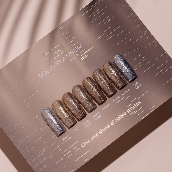 HEYLOVE Solid Platinum Gel Copper Nail Gel Paint Liquid Foil 5 g
