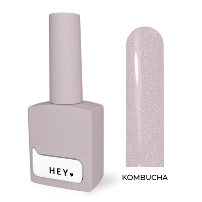 HEYLOVE Tint Base Pop Drinks Kombucha (pink-beige) Camouflage base with shimmer 15 ml