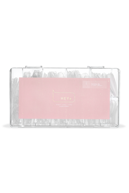 HEYLOVE Gel Tips, Stiletto XL, 500 pcs