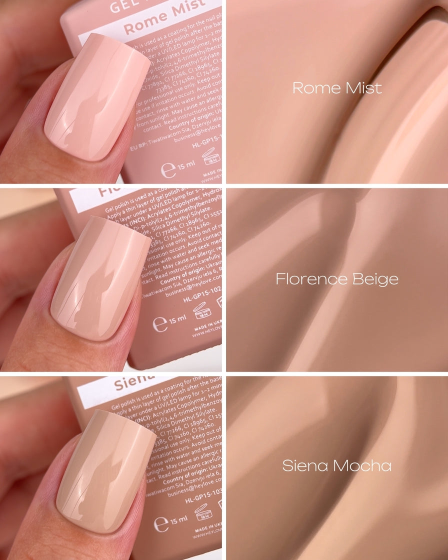 HeyLove Gel Polish Como Marble 15 ml