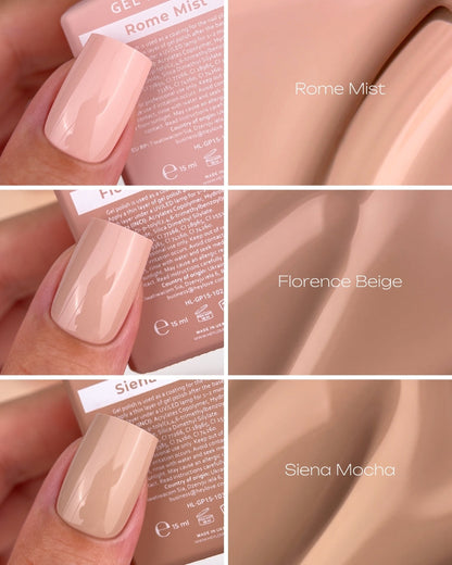 HEYLOVE Gel Polish Florence Beige, 15 ml