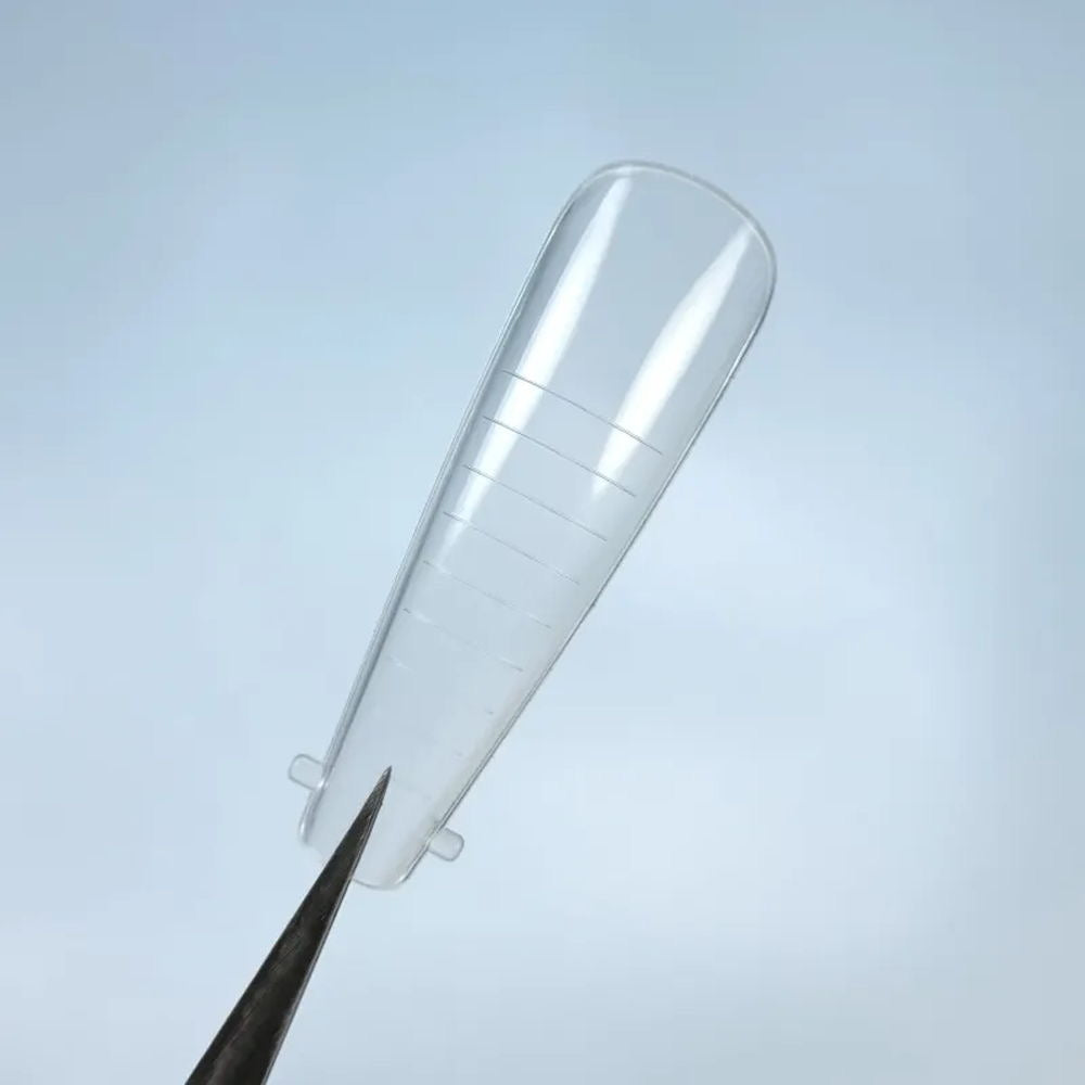 LUNAMOON Salon Ballerina Dual Forms for Nail Extensions, 120 pcs