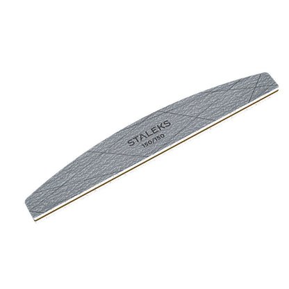 StaleksPro Smart 40, 150/150 Mineral Half Moon Nail File (25pcs)