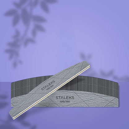 STALEKS Smart 40 100/150 grit, Crescent mineral nail file, (25 pcs)