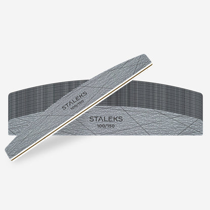 STALEKS Smart 40 100/150 grit, Crescent mineral nail file, (25 pcs)