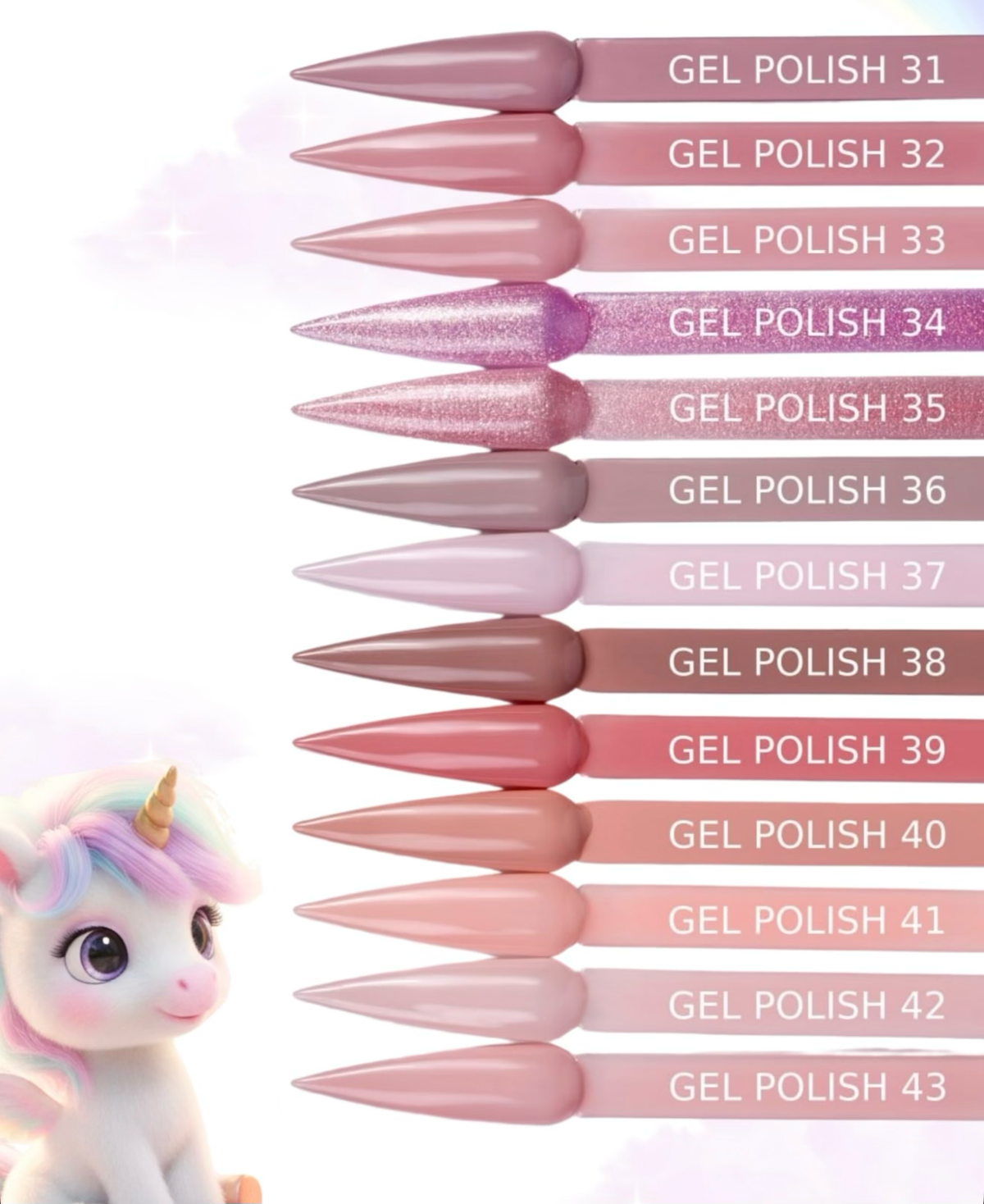 Baby Moon Gel Polish No. 036 Porcelain Rose 8 ml